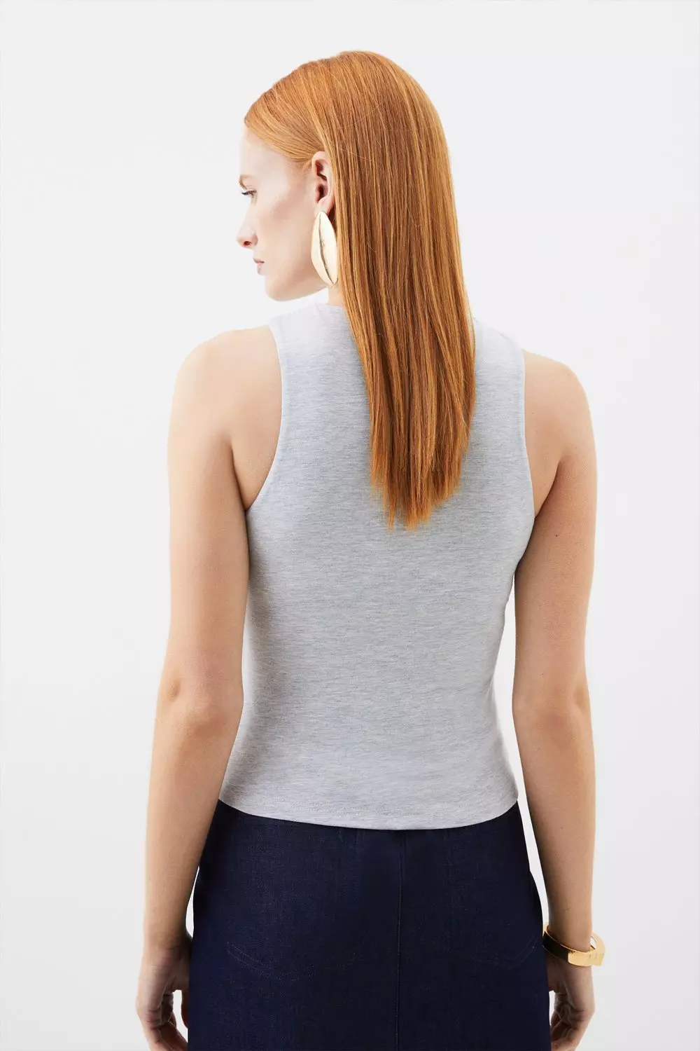 Karen millen vest clearance tops